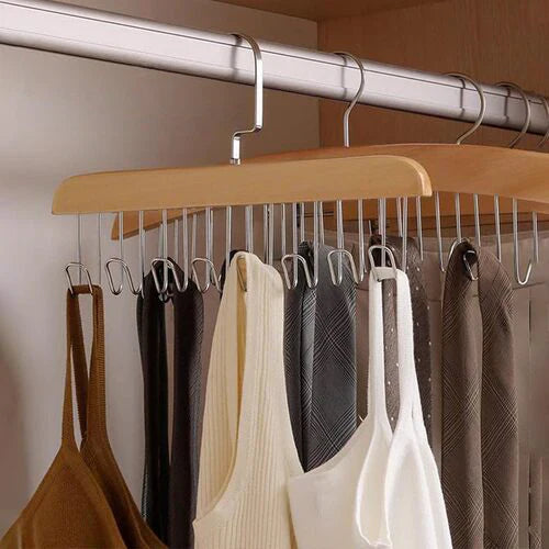 8 Hooks Wooden Sling Hanger