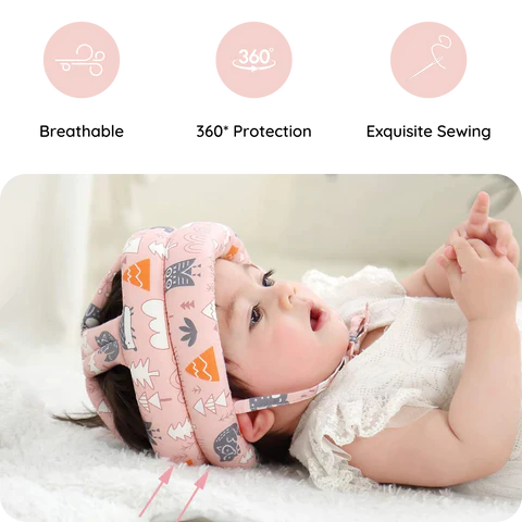 Adjustable Baby Soft Anti-Fall Helmet Toddler Head Protection Helmet Crazy Things