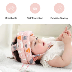 Adjustable Baby Soft Anti-Fall Helmet Toddler Head Protection Helmet Crazy Things