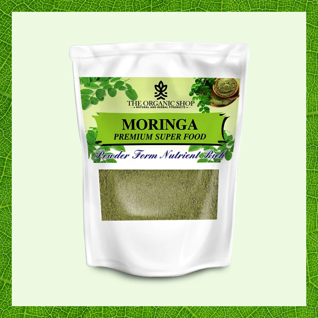 100% Organic Moringa Powder 200gm, Used for Weight Loss - Green Super Food - Plant-Based Protein Crazy Things