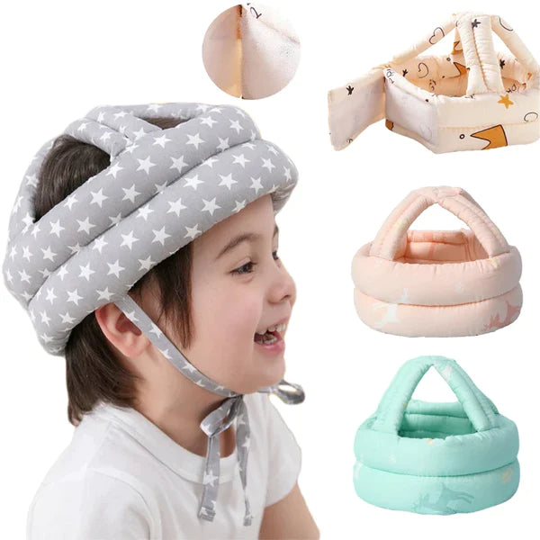 Adjustable Baby Soft Anti-Fall Helmet Toddler Head Protection Helmet Crazy Things