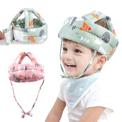 Adjustable Baby Soft Anti-Fall Helmet Toddler Head Protection Helmet Crazy Things