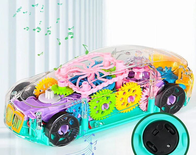 Concept Transparent Colorful Car Toy Crazy Things