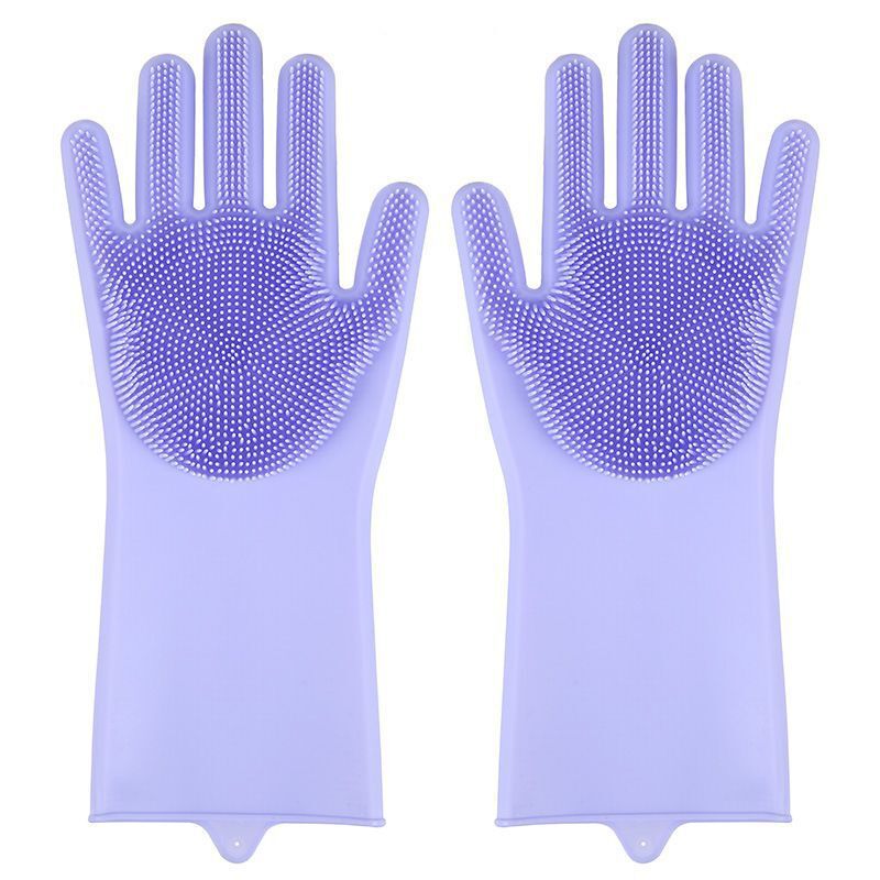 Dishwashing Cleaning Gloves Magic Silicone Rubber Dish Washing Glove for Household Crazy Things