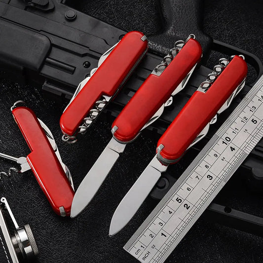 11 In 1 Multifunctional Knife Folding Knife Outdoor Multifunctional Pliers Pocket & Army Knife Camping Tools