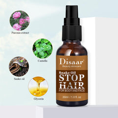 Snake Oil Stop Hair For Body & Face Crazy Things