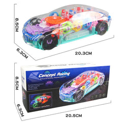 Concept Transparent Colorful Car Toy Crazy Things