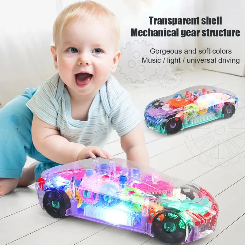 Concept Transparent Colorful Car Toy Crazy Things