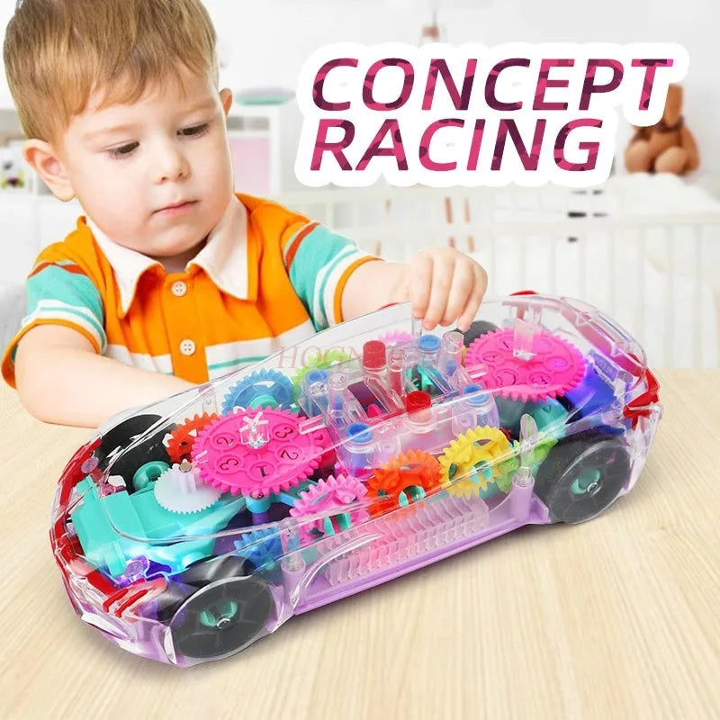 Concept Transparent Colorful Car Toy Crazy Things