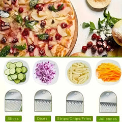 Mandoline Brava 5 in 1 Spring Slicer Crazy Things