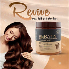 Brazil Nut Keratin Hair Mask & Keratin Hair Treatment for Healthy Scalp 500 ml Crazy Things