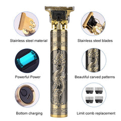 T9 Trimmer Dragon Rechargeable Metal Body CrazyThings-New Store