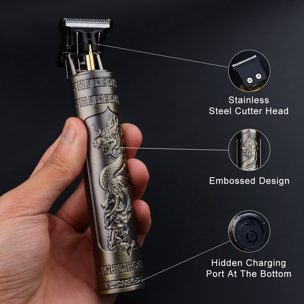 T9 Trimmer Dragon Rechargeable Metal Body CrazyThings-New Store