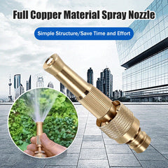 High Pressure Full Copper Material Water Spary Nozzle CrazyThings-New Store