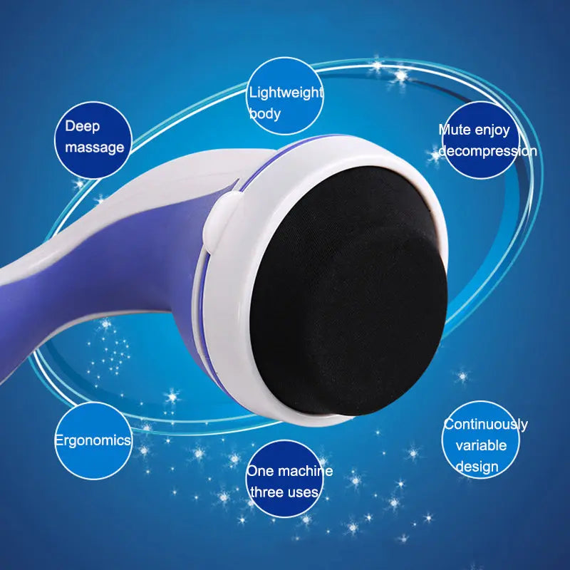 5 Headers Spin Body Massager Relax Spin Tone Electric Full Body Slimming Massager Roller CrazyThings-New Store