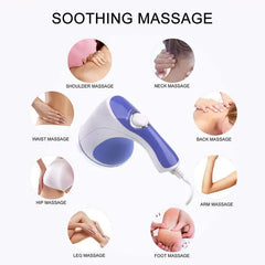 5 Headers Spin Body Massager Relax Spin Tone Electric Full Body Slimming Massager Roller CrazyThings-New Store