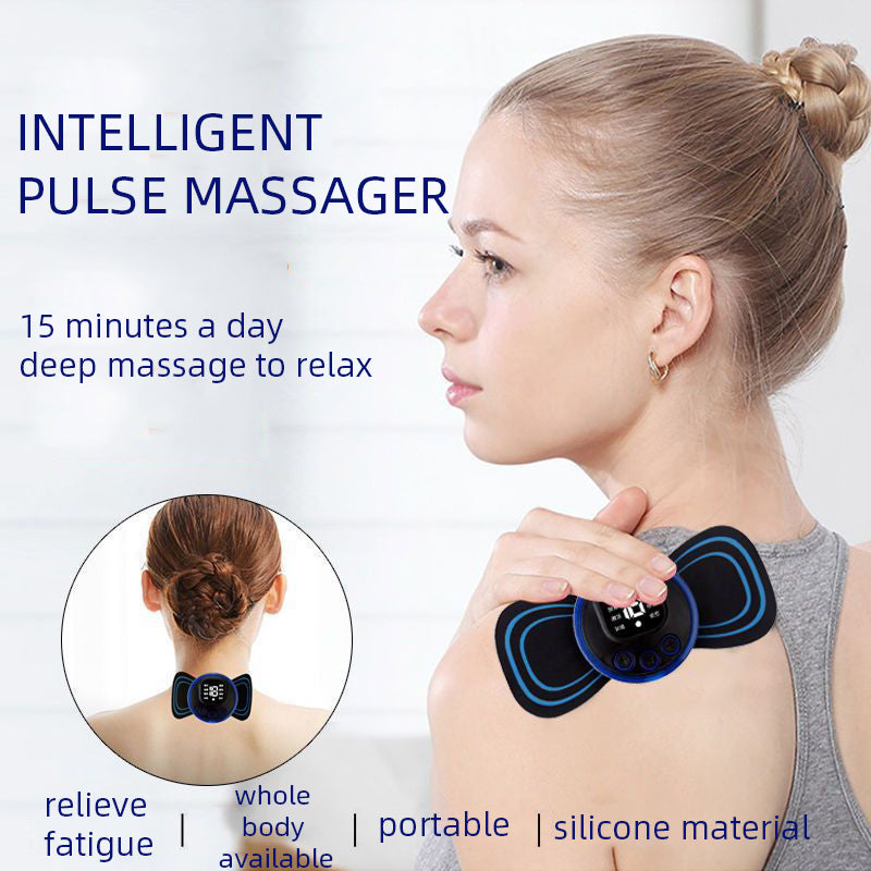 Electric Neck Massager Mini Back Muscle Pain Relief Patch CrazyThings-New Store