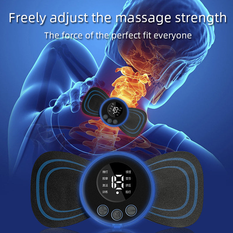 Electric Neck Massager Mini Back Muscle Pain Relief Patch CrazyThings-New Store