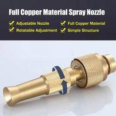 High Pressure Full Copper Material Water Spary Nozzle CrazyThings-New Store